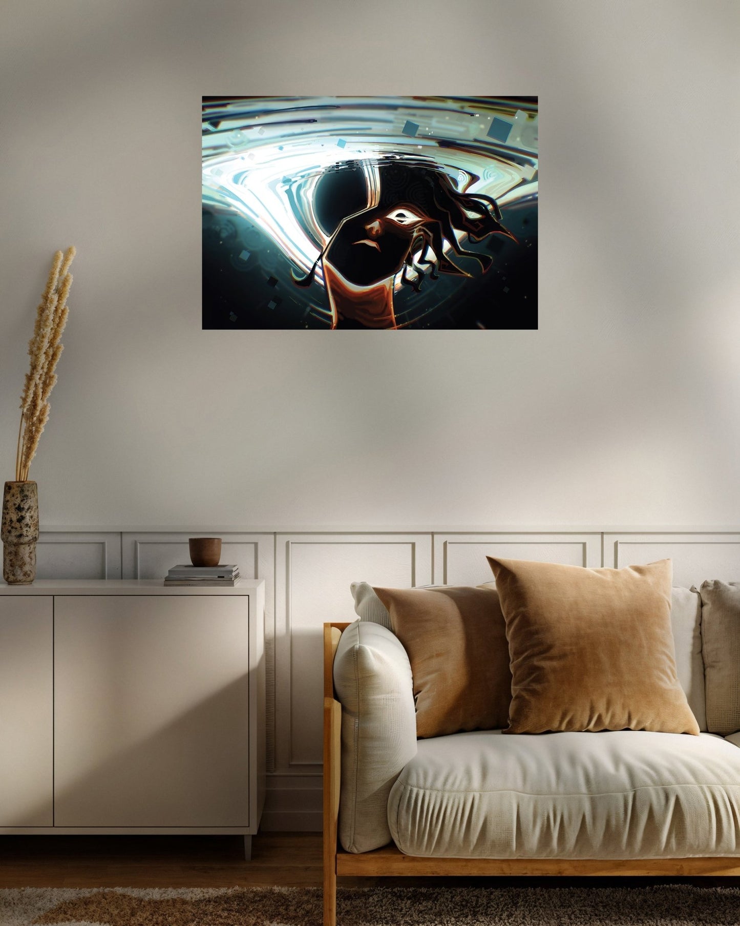 Poster en métal "" - Trou Noir 2 - CelestClub