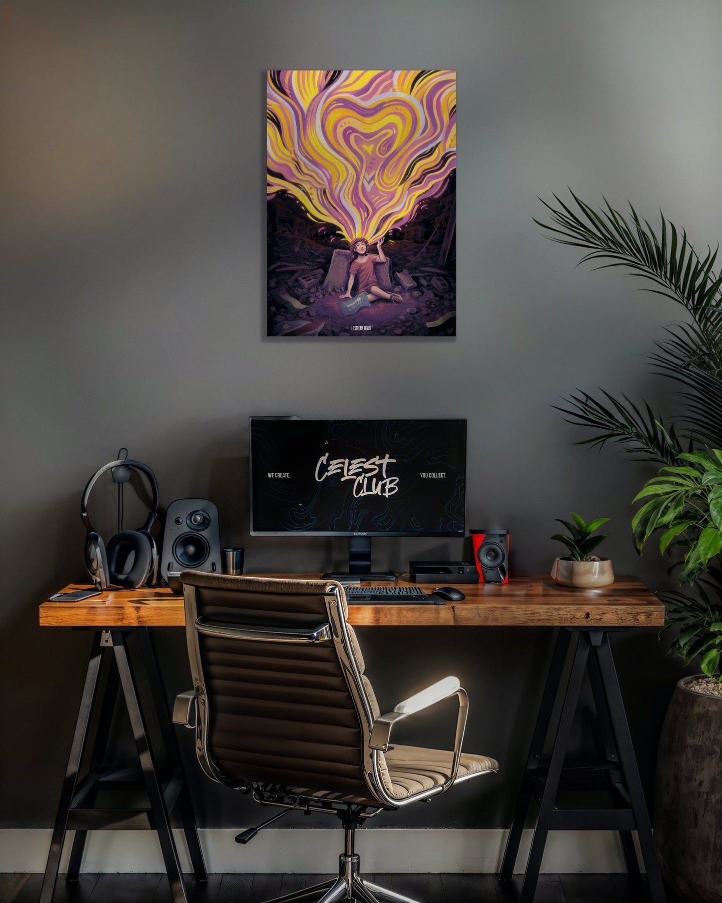 Poster "LE STREAM GENIAL" - Tous les bénéfices reversés à UNICEF - CelestClub
