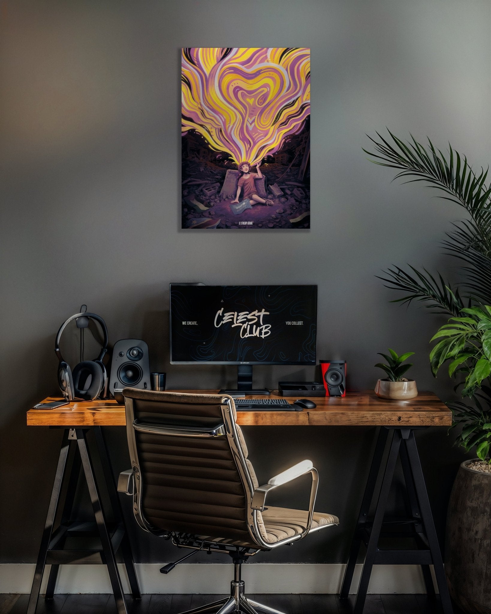 Poster "LE STREAM GENIAL" - Tous les bénéfices reversés à UNICEF - CelestClub
